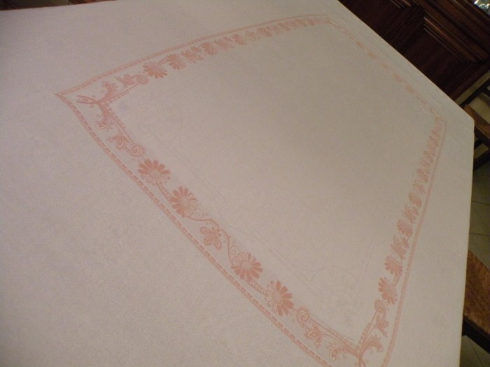 Nappe avec serviettes