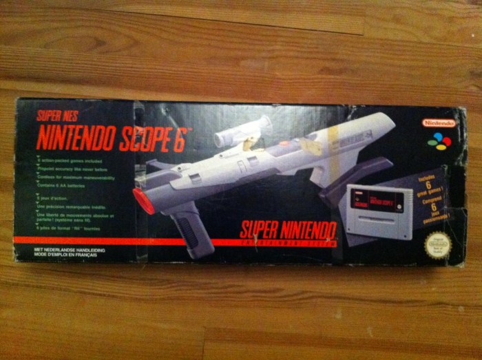 Nintendo Scope 6 + Bazooka pour super Nintendo