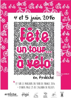Fête un Tour… à vélo, les 3, 4 et 5 juin 2016
