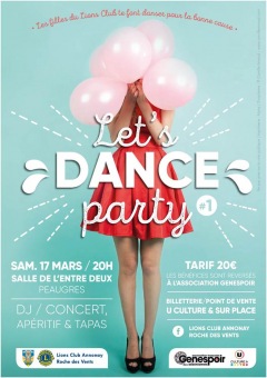 Soirée dansante "Let’s dance party » Peau