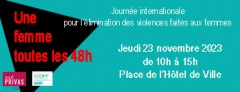 Mobilisation 23 novembre 2023 Violence Femme