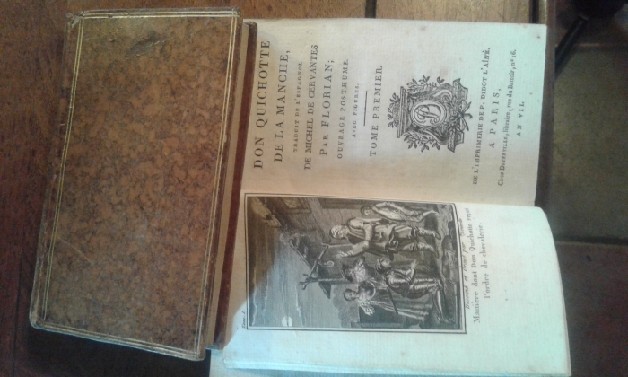 Photo Don Quichotte de la Manche 6 tomes 1798-99 560