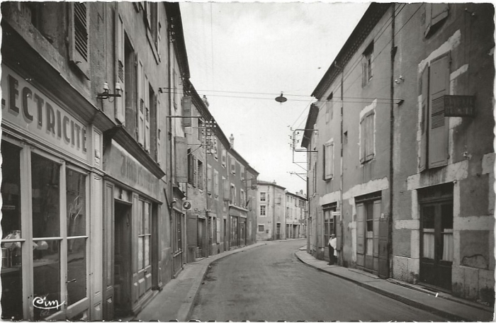 Photo Années 50 - Carte postale - SAINT-PERAY (07) - Rue de la République 553
