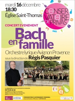 CONCERT PRIVAS 2014 : BACH EN FAMILLE