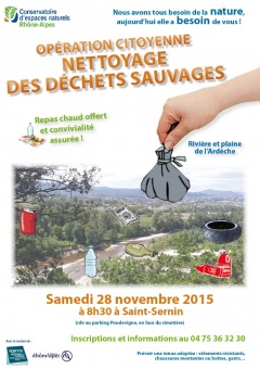 Journée de ramassage des déchets sauvages Novemb