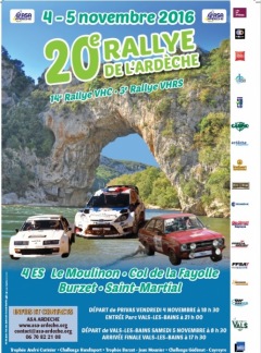 UN 20è RALLYE D’ARDÈCHE RUGISSANT !!!