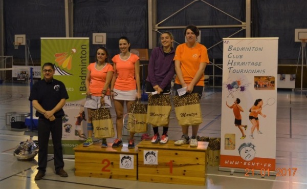 BADMINTON TOURNON : Compte rendu du week end du 21