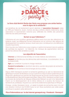 Soirée dansante "Let’s dance party » Peau