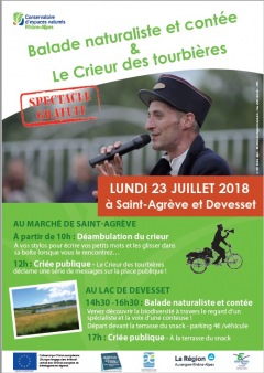 Le Crieur des tourbières arrive Ardèche en 2018 