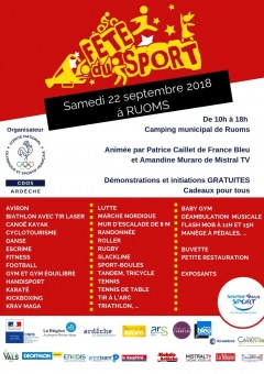 Fête du Sport à Ruoms 2018