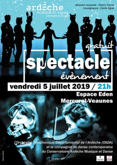 Spectacle événement : le Conservatoire Ardèche 
