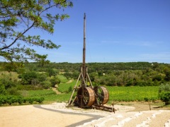 Le plus grand trébuchet du monde au château des 