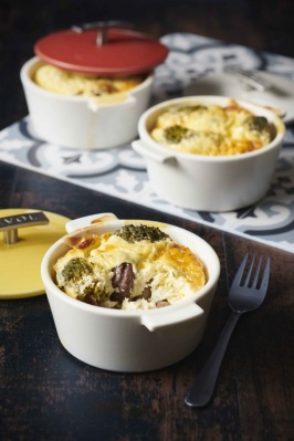 RECETTE SABATON : Gratin de brocolis, marrons et c