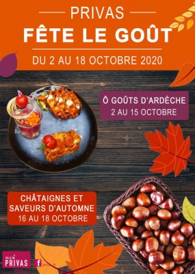 LA VILLE DE PRIVAS FÊTE LE GOUT 2020