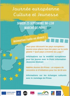 Journée européenne Cultures et Jeunesse Privas 2