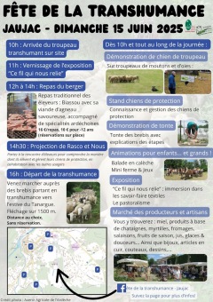 10e Fête de la transhumance 2025 - Jaujac