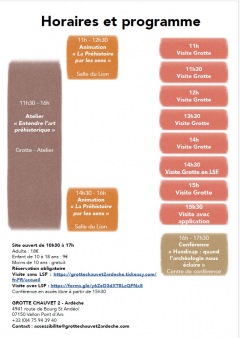 JOURNÉE DU HANDICAP à la GROTTE CHAUVET 2 - Ard