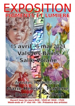 EXPOSITION LES QUINCONCES 2024 : « Pigments et lu