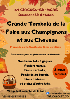 Foire aux champignons et aux chevaux 2025