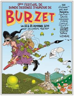 9EME FESTIVAL DE B.D D'HUMOUR A BURZET