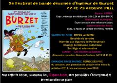 9EME FESTIVAL DE B.D D'HUMOUR A BURZET