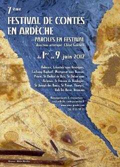 7EME FESTIVAL DE CONTES EN ARDECHE DU 1ER AU 9 JUI