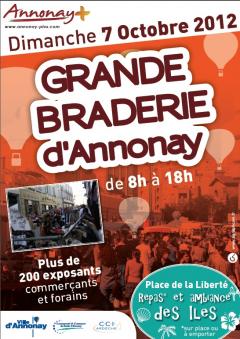 BRADERIE D’AUTOMNE 2012 A ANNONAY