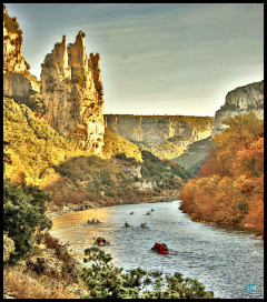 les gorges de l'Ardèche christian donin