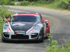 Rallye du Gard 2013 - Passage à Banne en Ardèche