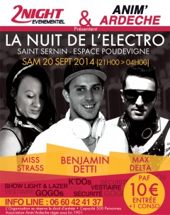 SOIRÉE ELECTRO ARDÈCHE 20.09.2014