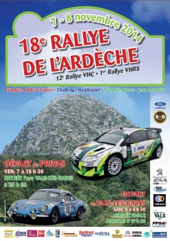 Le rêve à domicile pour le Rallye de l'Ardèche 