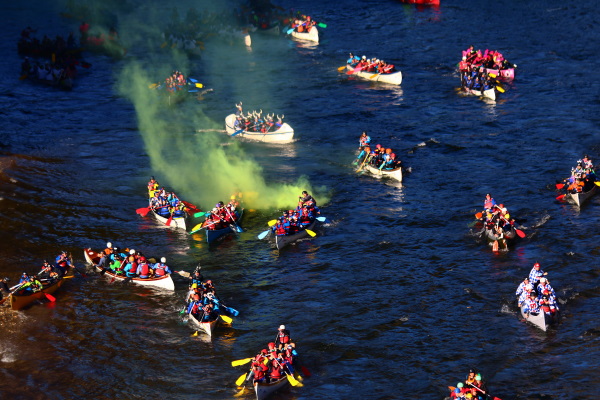 Gros bateaux marathon ardèche 2019