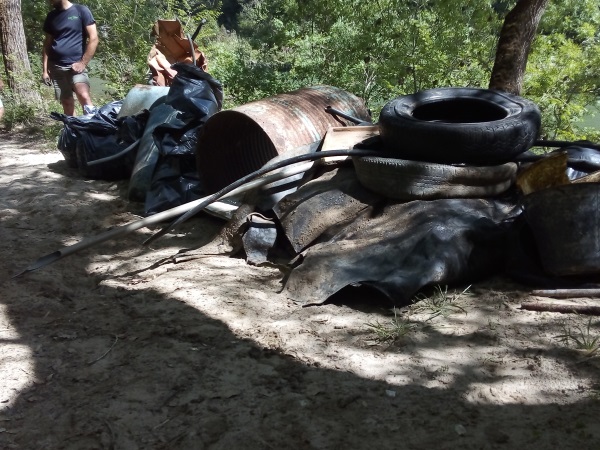 Nettoyage Gorges de l'Ardèche 2018