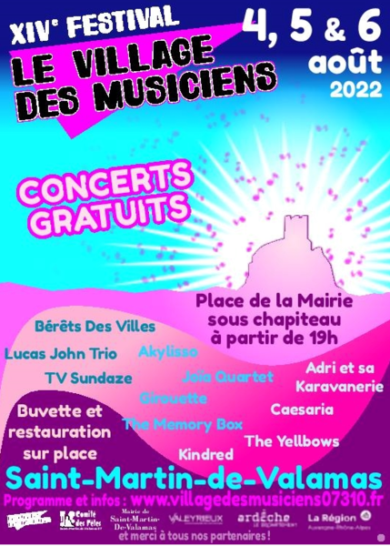 14 ième Festival de Musique - Saint-Martin-de-Valamas