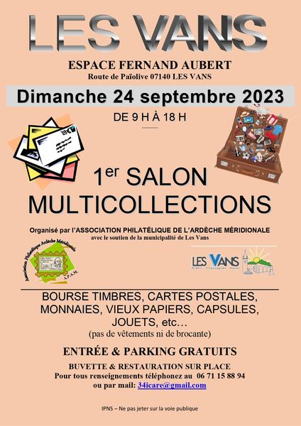 1er salon multicollection - Les Vans