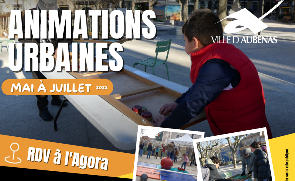 Animations urbaines : karaoké, bal des séniors et ludothèque - Aubenas