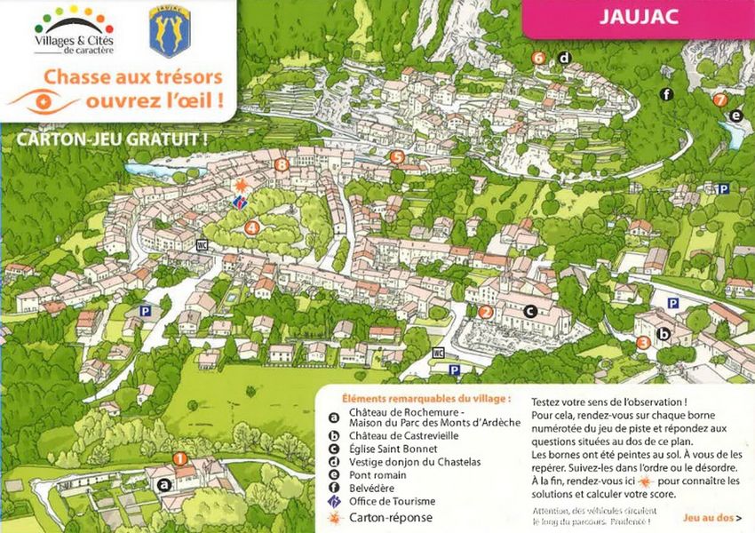 Chasse aux trésors dans le village de caractère de Jaujac - Jaujac