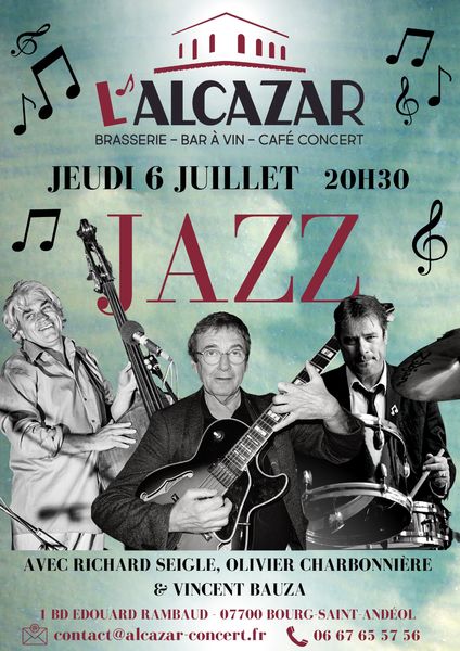 Concert de Jazz à l'Alcazar - Bourg-Saint-Andéol
