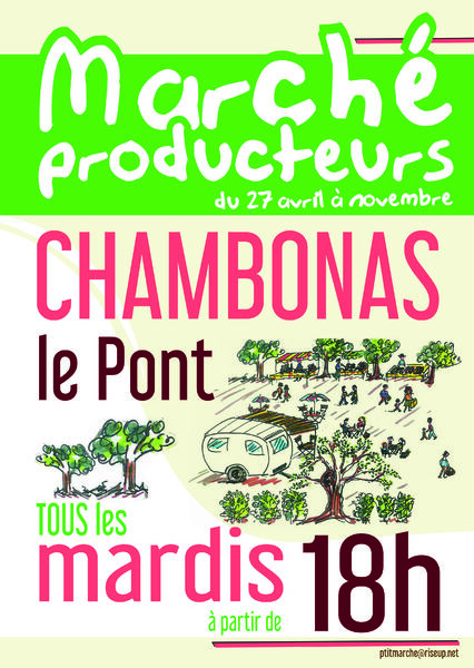 Marché de producteurs - Chambonas