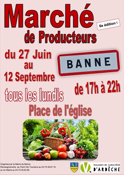 Marché des Producteurs - Banne