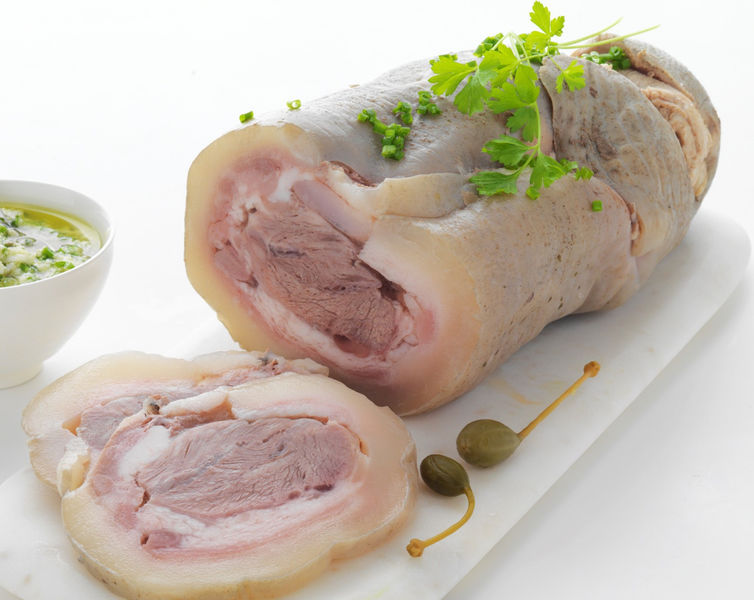 Repas : tête de veau - Saint-Laurent-les-Bains - Laval d'Aurelle