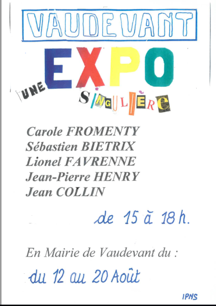 Une Expo Singulière - Vaudevant