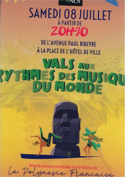 Vals au rythme des musiques du monde : déambulation en musique - Vals-les-Bains